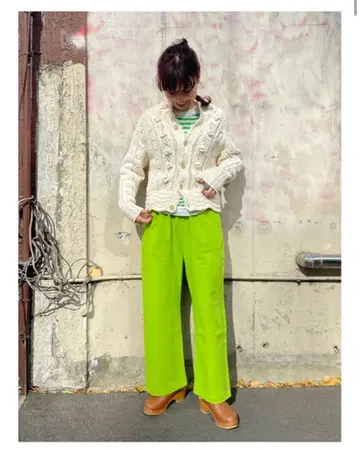 BEAMS BOY 솔리드 저지 이지 팬츠