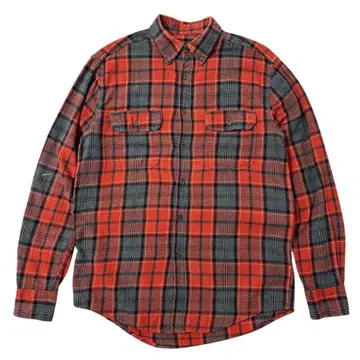 FadedGlory 플란넬 셔츠 체크 레드 그레이 블랙 해외 구제 의류