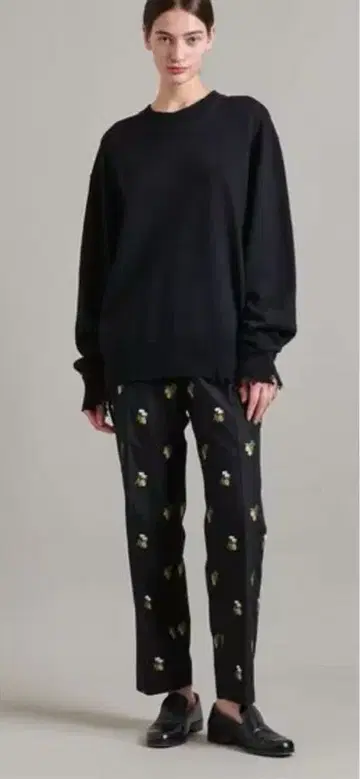 LOEFF 레몬 자카드 팬츠