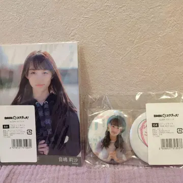 =LOVE 오토시마 리사 브로마이드 세트 & 캔뱃지 세트