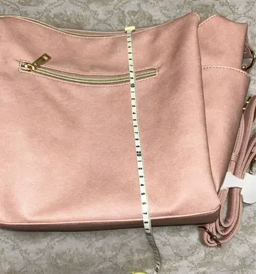 핑크 숄더백 토트백 조정 가능, 멋스러운 칸막이 다수