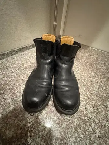 사이드 고어 부츠 블랙