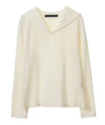 martinique 마린 플라이스 세일러 카라 풀오버 아이보리