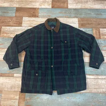 GAP 커버올 자켓 M 그린 네이비