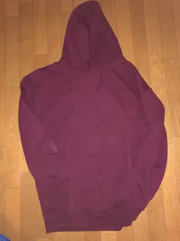 PRO CLUB 버건디 2XL 후드티