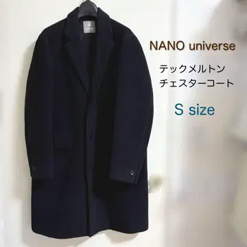 NANO universe 테크 멜톤 체스터 코트 S 사이즈