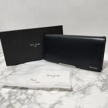 [ 새상품급 ] Paul Smith 블랙 장지갑