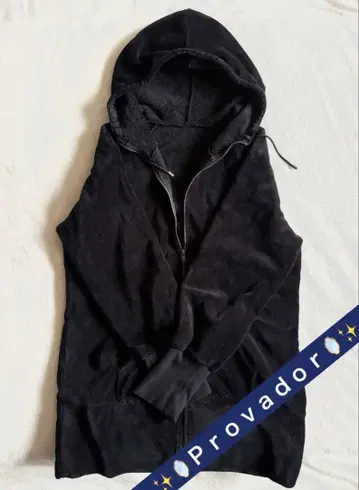 [ 새상품급 ] 린넨 프로바돌 마쉬멜로우 롱 후드티 블랙 LL