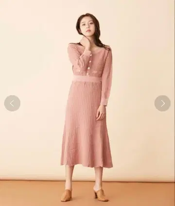 JILL by JILL STUART 니트 원피스 핑크