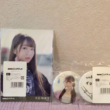 =LOVE 오타니 에미리 브로마이드 세트 & 캔뱃지 세트