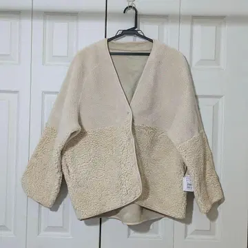 FENNEL 노카라 플리스 자켓 베이지