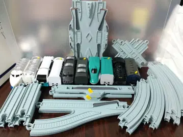 쁘띠 기차 시리즈 차량 10대 레일 다수