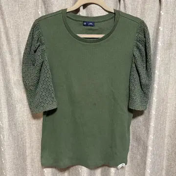 y112510 GAP 상의 T셔츠 레이스 크로셰 L