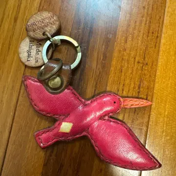 가죽 키링 류큐아카쇼빈 Ishigali 제작