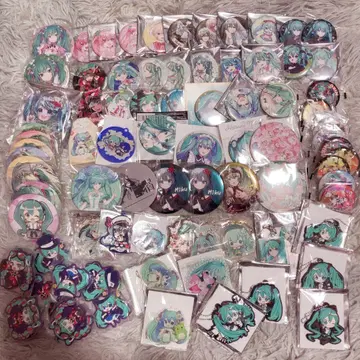 하츠네 미쿠 캔뱃지 매지컬 미라이 러버 키링