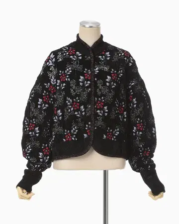 Mame Kurogouchi 플로럴 가디건 미니 꽃무늬 2025