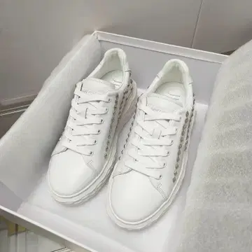 JIMMY CHOO 스니커즈 화이트 37/23.5cm