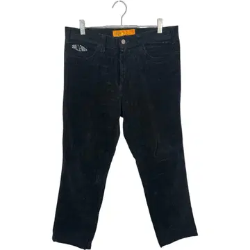 CHALLENGER 챌린저 남성용 블랙 코듀로이 팬츠