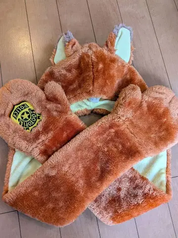 주토피아 닉 머플러 캡