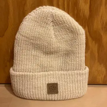 COAL 크림색 니트 모자