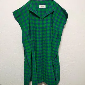 [ Veritecoeur ] 베리떼꾸르 스키퍼 턱 원피스 체크 8