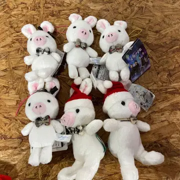 미남이시네요 돼지토끼 봉제 인형