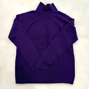 캐시미어 100% 긴팔 스웨터 F 사이즈 퍼플