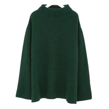 Drawer 드로어 하찌 하이넥 니트 캐시미어 그린