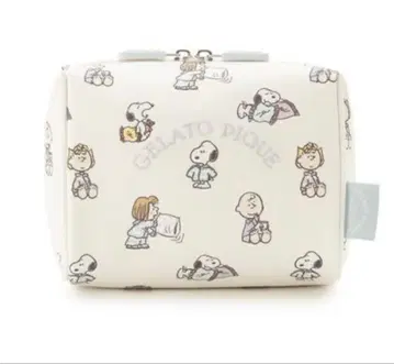 [ PEANUTS ] 오리지널 아트 올 패턴 파우치 젤라또피케