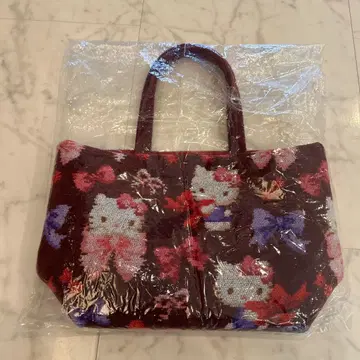 새상품 FEILER 페이러 헬로키티 리본 토트백