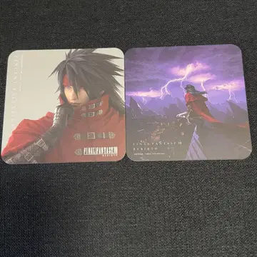 FF7 리버스 콜라보 카페 랜덤 코스터 빈센트 2종 세트