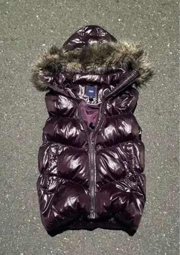 Gap 퍼플 다운 자켓 XS