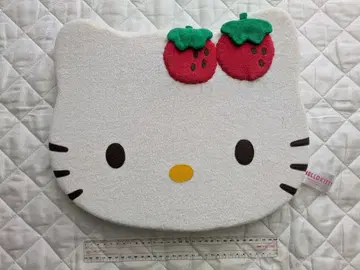 헬로키티 페이스 방석 시트 쿠션 레트로