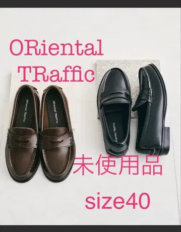 [ 미사용 ] ORientalTRaffic 레인 로퍼 / 블랙 40