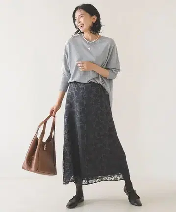 플라워 오팔 스커트