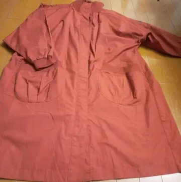 MIYAKE DESIGN STUDIO 빨간색 롱 코트 이카 코트