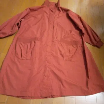 MIYAKE DESIGN STUDIO 빨간색 롱 코트 이카 코트