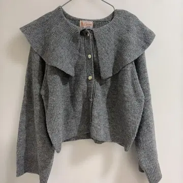 [ 미사용 새상품 ] DISCOAT 그레이 긴팔 가디건