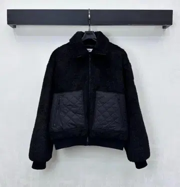 새상품급 미사용 ALO YOGA 보아 퀼팅 자켓 블랙 S