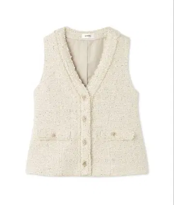 새상품급 SNIDEL 트위드 베스트