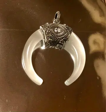 현품만 혼(경적)형 925 각인 있음 세리사이트 인 쿼츠 레어 디자인