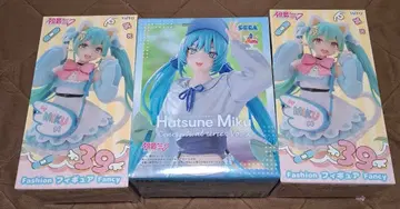 하츠네 미쿠 패션 피규어 3체 세트