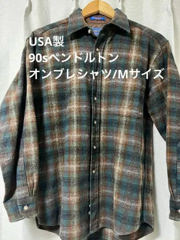 ( USA제 ) Pendleton 옴브레 셔츠 90~00s