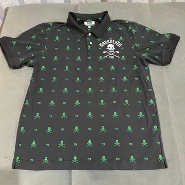 새상품급 MARK & LONA 스컬 디자인 피케 셔츠