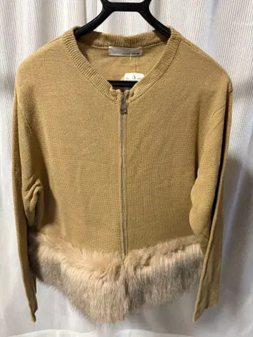 prose verse 베이지 퍼 자켓 M