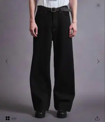 [ monkey time ] 오버 다이 데님 배기 팬츠 S 사이즈