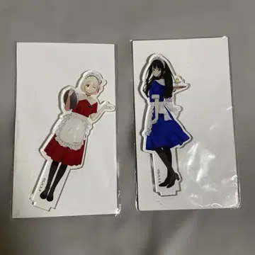 리코리스 Antique Cafe 아크릴 스탠드 치사토 타키나 세트