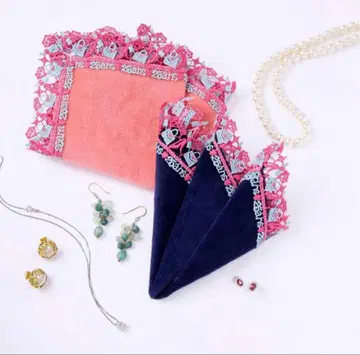 [ 완판템 ] 긴자와 레이스 x 25ans  12월호 한정판 손수건 핑크