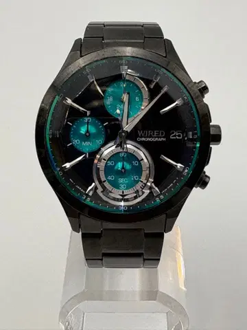 WIRED 남성용 손목시계 블랙 쿼츠