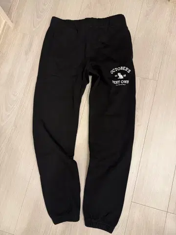 새상품 OCTOBER'S VERY OWN 블랙 스웨트 팬츠